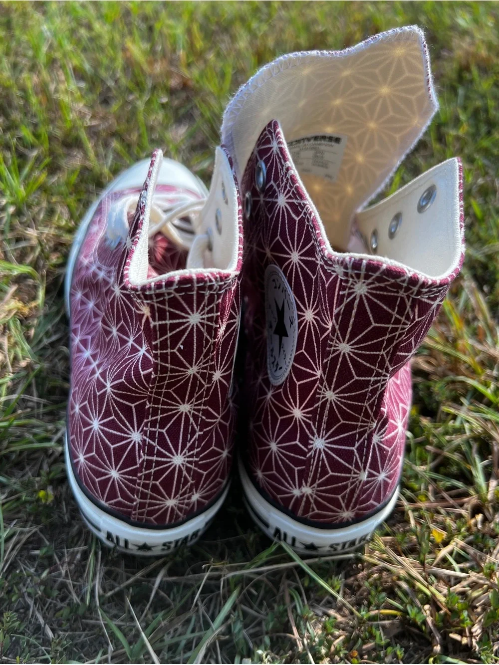 NEW RARE Converse size 7.5 Mens Japan JG All Star ABC Mart - Sashiko shoes